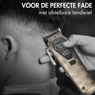 Buddha Professionele 2-in-1 Draadloze Haar- en Baardtrimmer