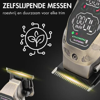 Buddha Professionele 2-in-1 Draadloze Haar- en Baardtrimmer