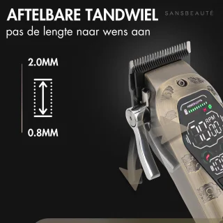 Buddha Professionele 2-in-1 Draadloze Haar- en Baardtrimmer