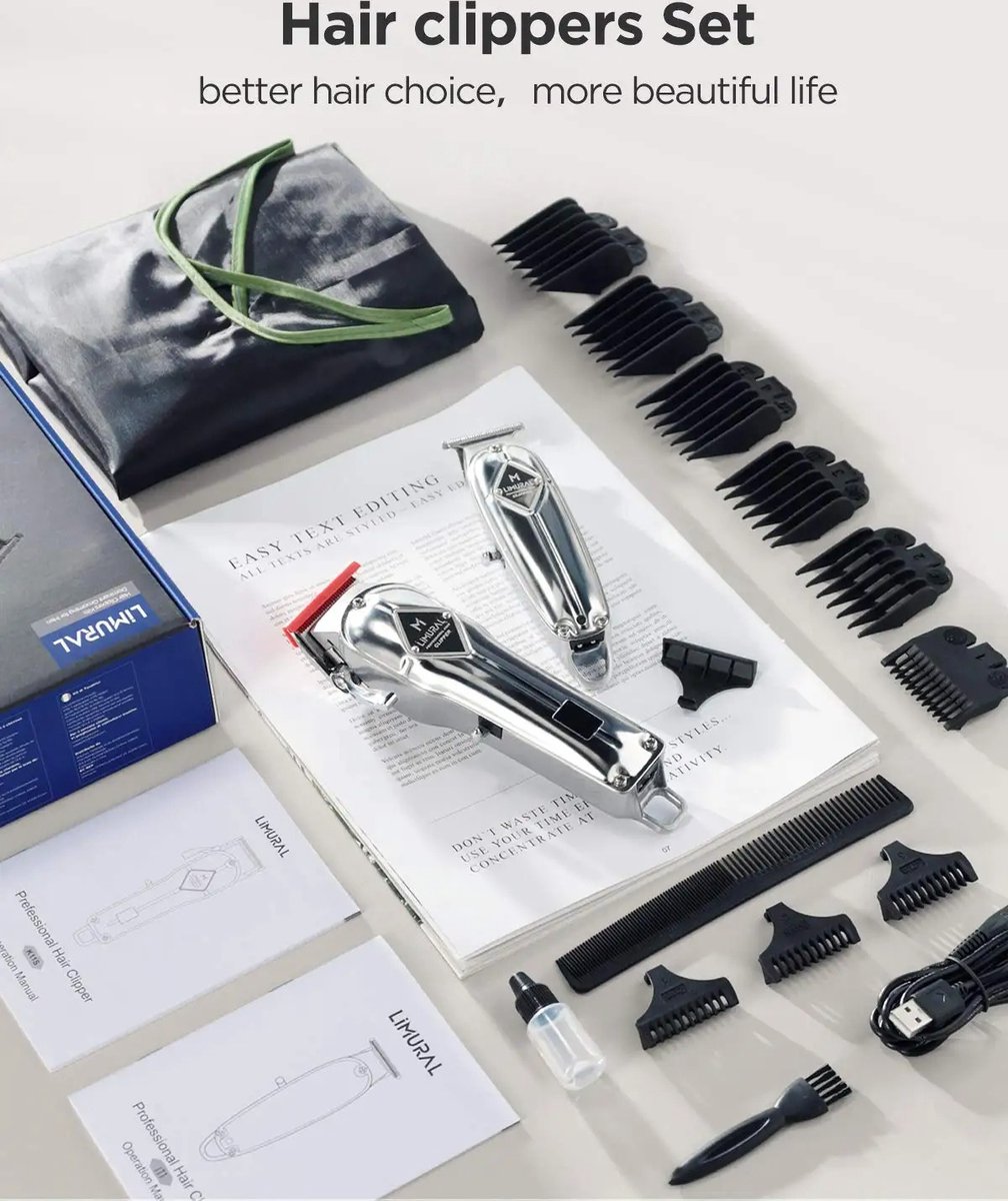 Wat vinden we goed aan de By Barkhuis Professionele Draadloze Tondeuse Set voor Mannen