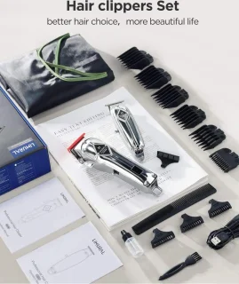 By Barkhuis Professionele Draadloze Tondeuse Set voor Mannen
