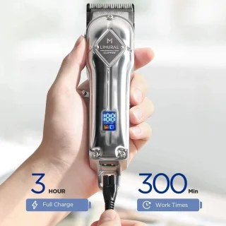 By Barkhuis Professionele Draadloze Tondeuse Set voor Mannen