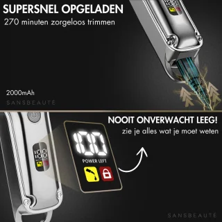 Cheveux Professionele Draadloze Tondeuse voor Mannen
