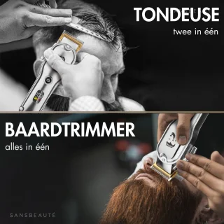Cheveux Professionele Draadloze Tondeuse voor Mannen