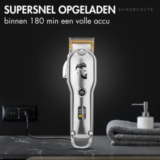 Cheveux Professionele Draadloze Tondeuse voor Mannen