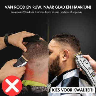 Cheveux Professionele Draadloze Tondeuse voor Mannen
