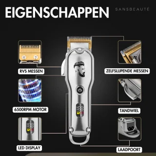 Cheveux Professionele Draadloze Tondeuse voor Mannen