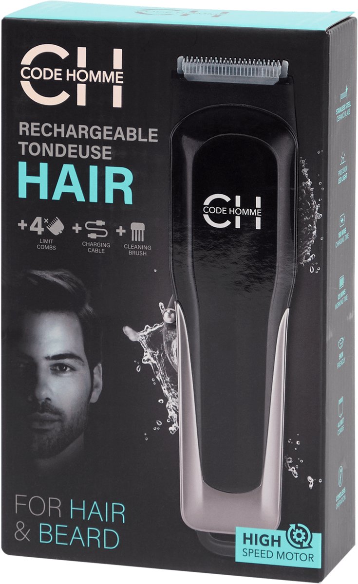 De Code Homme Oplaadbare Tondeuse in één oogopslag