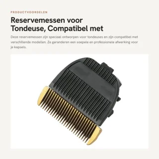 Houd je tondeuse scherp met Dailygoods reservemessen