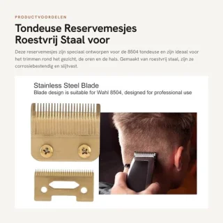 Dailygoods tondeuse reservemesjes voor 8504