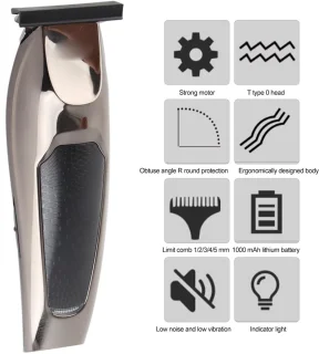 Dailygoody - Draagbare Tondeuse - Baardtrimmer - USB-oplaadbaar - Compact formaat - Scheerapparaat - Ideaal voor thuisgebruik - Handzaam ontwerp