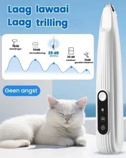 Dierentrimmer Draadloos Type-C Oplaadbaar Honden & Katten