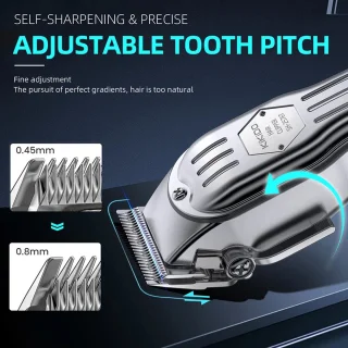 DrPhone KIKIDO Barber 2-in-1 Tondeuse en Trimmer Zilver