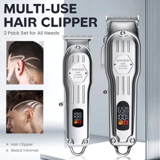 DrPhone KIKIDO Barber 2-in-1 Tondeuse en Trimmer Zilver