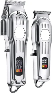 DrPhone KIKIDO Barber 2-in-1 Tondeuse en Trimmer Zilver