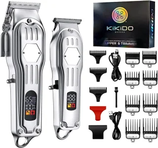DrPhone KIKIDO Barber 2-in-1 Tondeuse en Trimmer Zilver