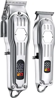 DrPhone KIKIDO Barber 2-in-1 Tondeuse en Trimmer Zilver