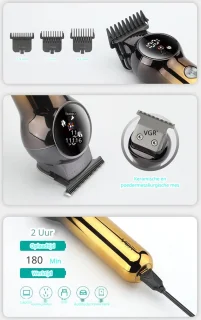 DrPhone VGR V-989 Draadloze Tondeuse