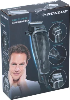 Dunlop Tondeuse met Snoer en 4 Opzetkammen