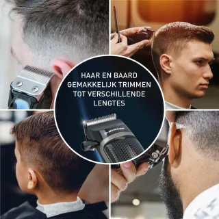 Dunlop Tondeuse met Snoer en 4 Opzetkammen