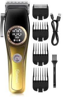Elzusha Professionele tondeuse en baardtrimmer met RVS mes