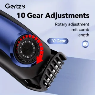 Gertzy Clipper Digitale Tondeuse - Blauw