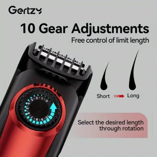 Wat vinden we goed aan de Gertzy Clipper - Digitale Tondeuse (Rood)