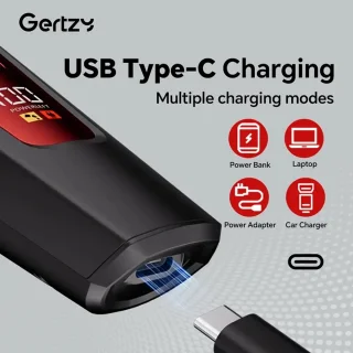 Gertzy Clipper - Digitale Tondeuse (Rood)