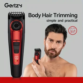 Gertzy Clipper - Digitale Tondeuse (Rood)