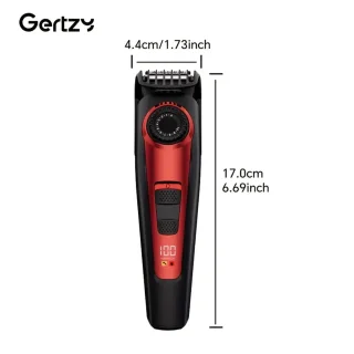 Gertzy Clipper - Digitale Tondeuse (Rood)