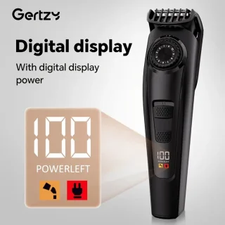 Gertzy Clipper - Digitale Tondeuse - Zwart
