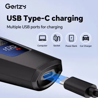 Gertzy Clipper - Digitale Tondeuse - Zwart
