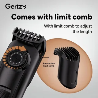 Gertzy Clipper - Digitale Tondeuse - Zwart