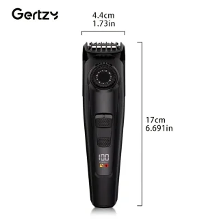 Gertzy Clipper - Digitale Tondeuse - Zwart