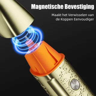 Gloovon® Professionele Tondeuse Set 5-in-1 Kopergoud
