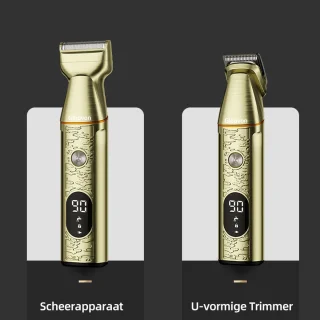 Gloovon® Professionele Tondeuse Set 5-in-1 Kopergoud