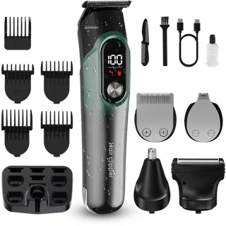 Gloovon® Tondeuse Set voor Mannen - Cyaan