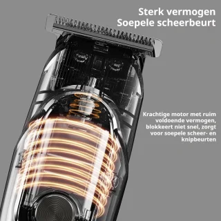 Gloovon® Tondeuse Set voor Mannen - Cyaan