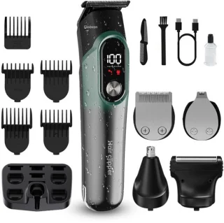 Gloovon® Tondeuse Set voor Mannen - Cyaan