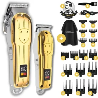 Kapperskwaliteit Thuis: Complete Tondeuse- en Baardtrimmer-set voor Precisiestyling
