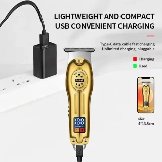Grokos Professionele Elektrische Tondeuse Goud