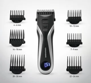Grundig MC8840 Haar- en Baardtrimmer Zwart/Zilver