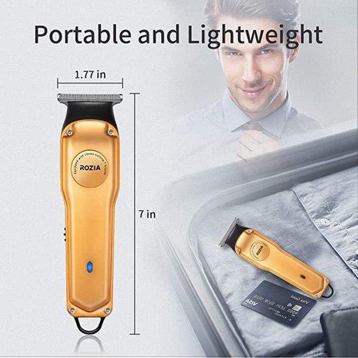 Wat vinden we goed aan de Haartrimmer en Baardtrimmer Set Oplaadbaar Snoerloos voor Heren