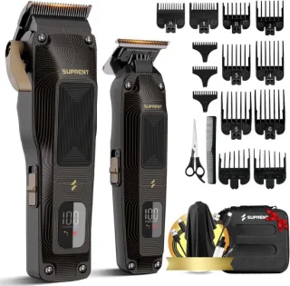 Haartrimmer voor mannen - draadloos - professionele haarsnijset