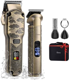 HATTEKER 4-in-1 Tondeuse Set