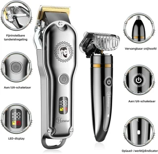 Hatteker Multigroomer Tondeuse & Baardtrimmer