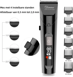 Hatteker Professionele Heren Tondeuse Set