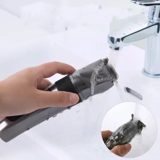 Hatteker Professionele Tondeuse Set – Haar- en Baardtrimmer Zwart