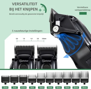 Hatteker Professionele Tondeuse Set