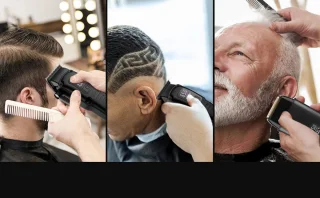 HAUSS SPOLE 3-in-1 Heren Tondeuse en Trimmer zwart